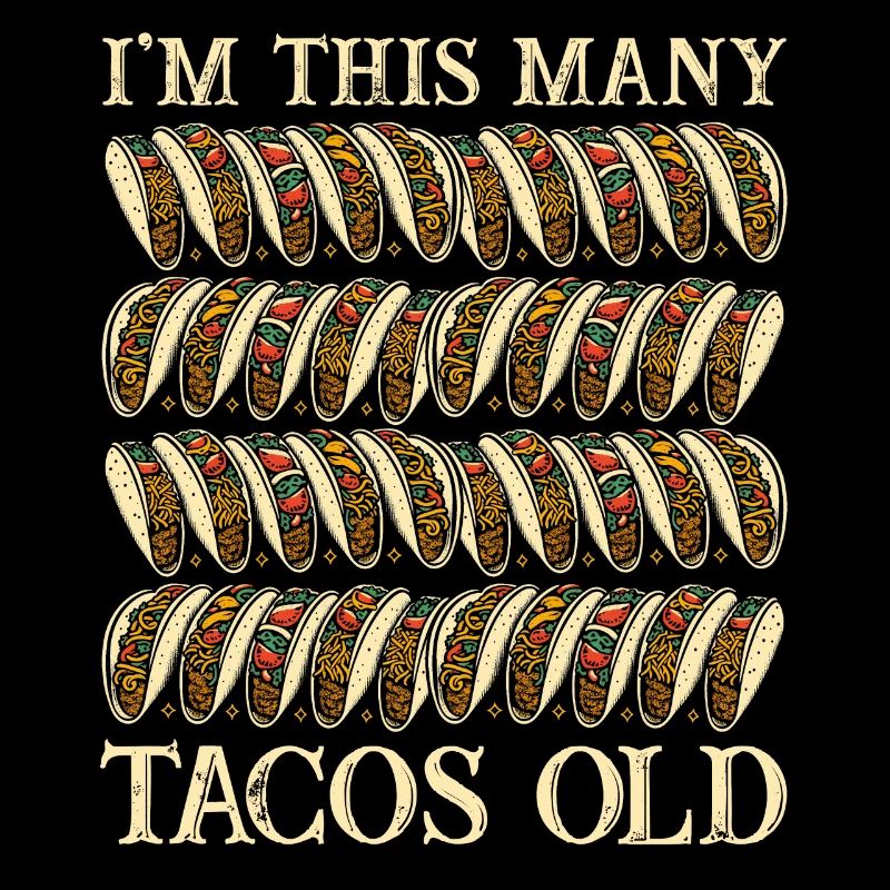 40. Geburtstag Geschenkidee Vierzig Tacos Lustig