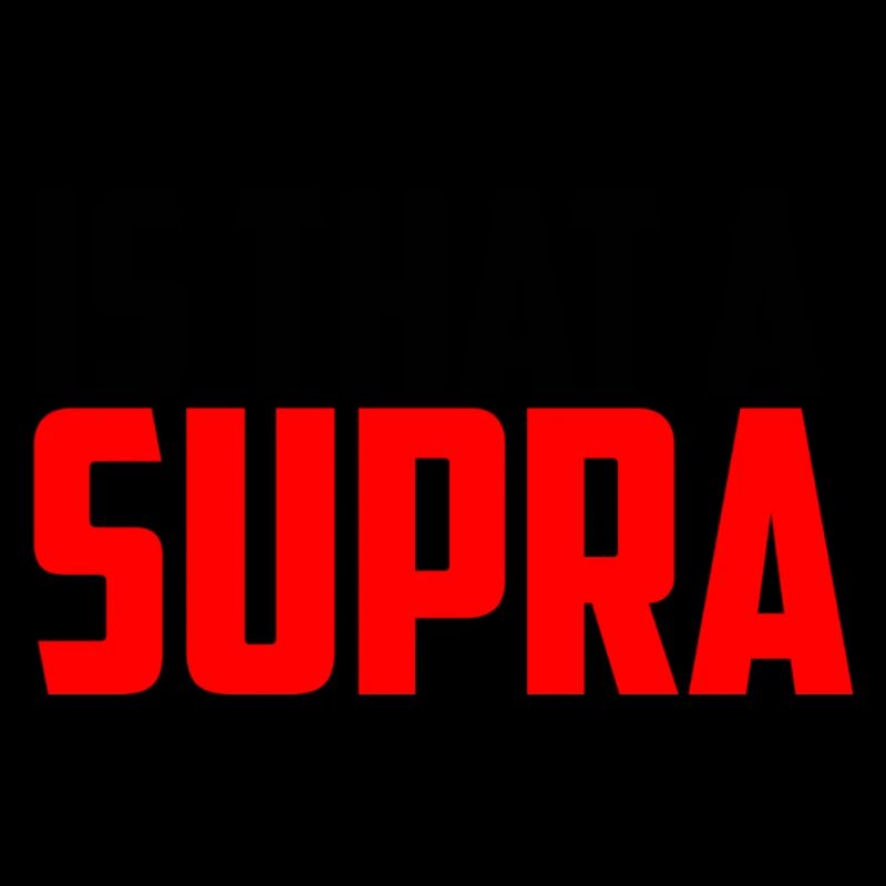 Is that a SUPRA