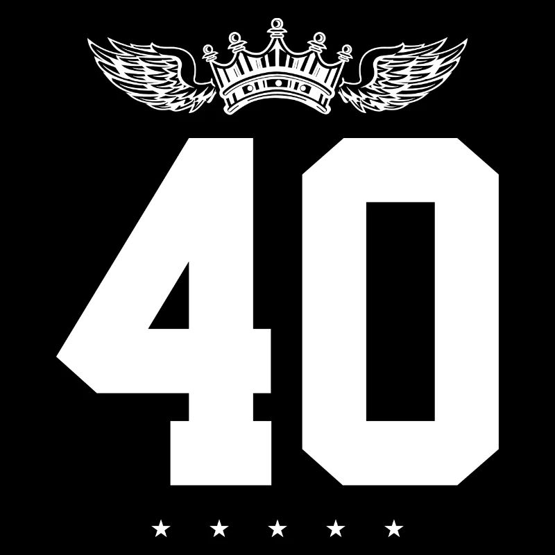 40 Zahl Krone