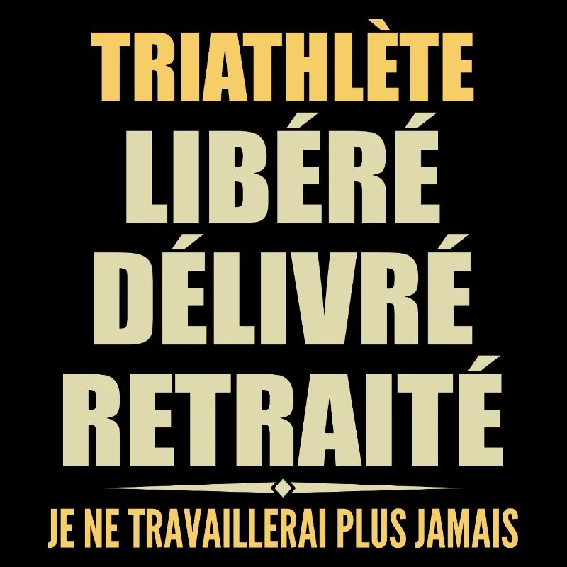 Triathlet feiert Ruhestand mit Humor Geschenk