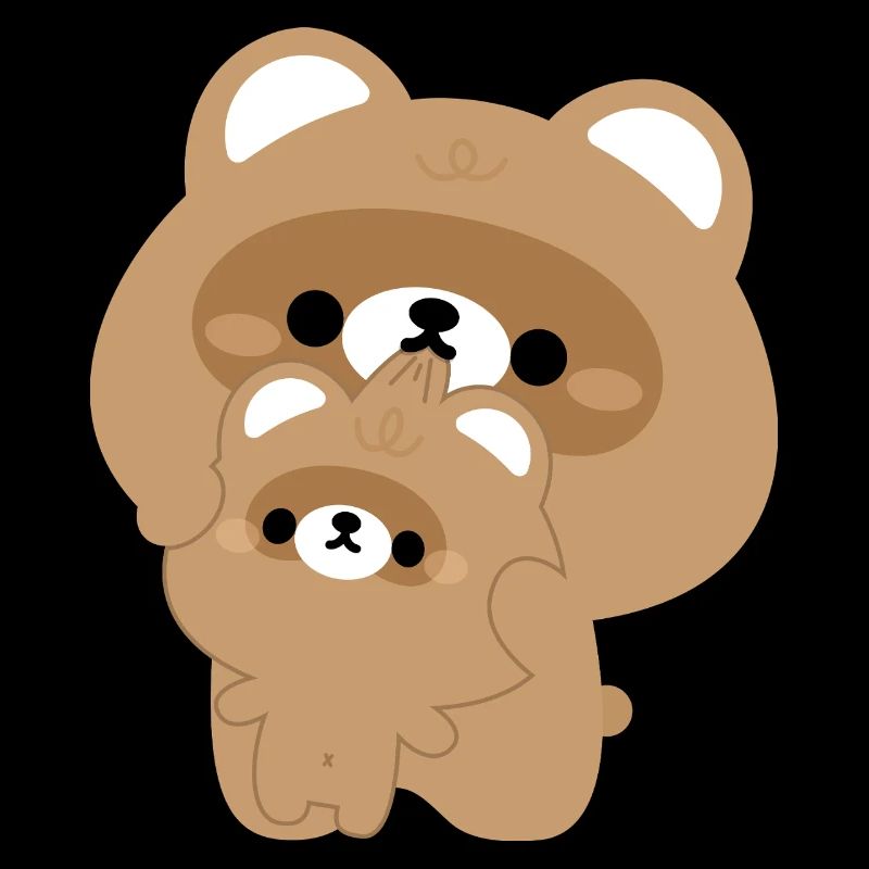 Couple de castors mignons