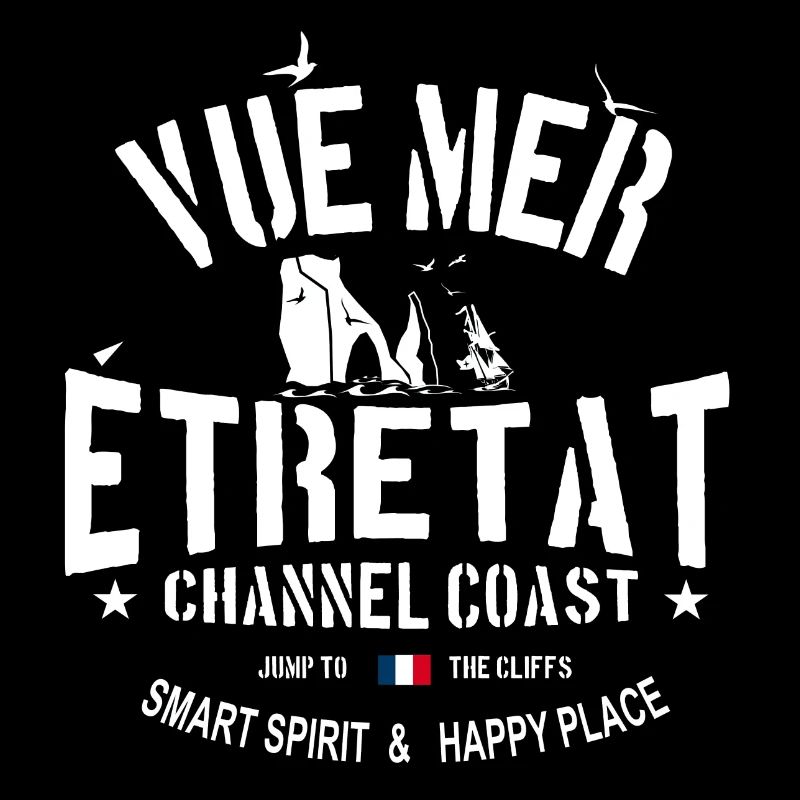 Vue Mer Etretat
