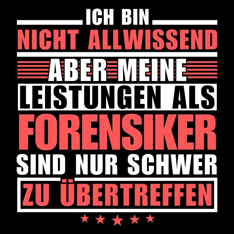 Unübertroffene Leistung als Forensiker