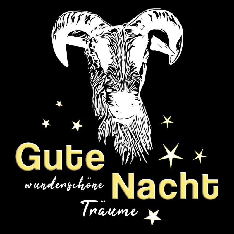 Schaf Schafbock gute Nacht