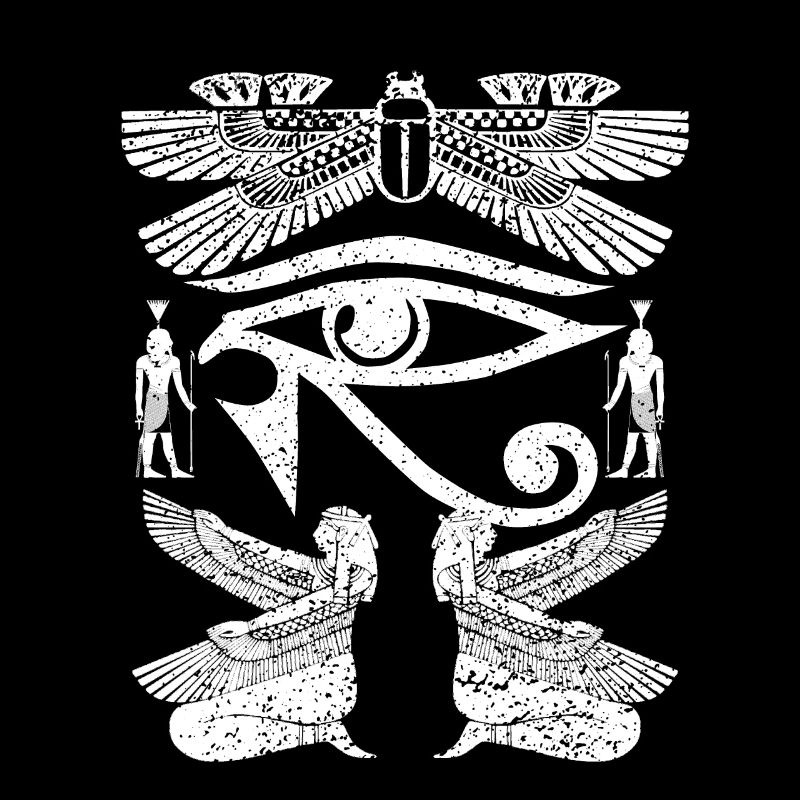 Oeil d'Horus Pharaon Egypte porte-bonheur