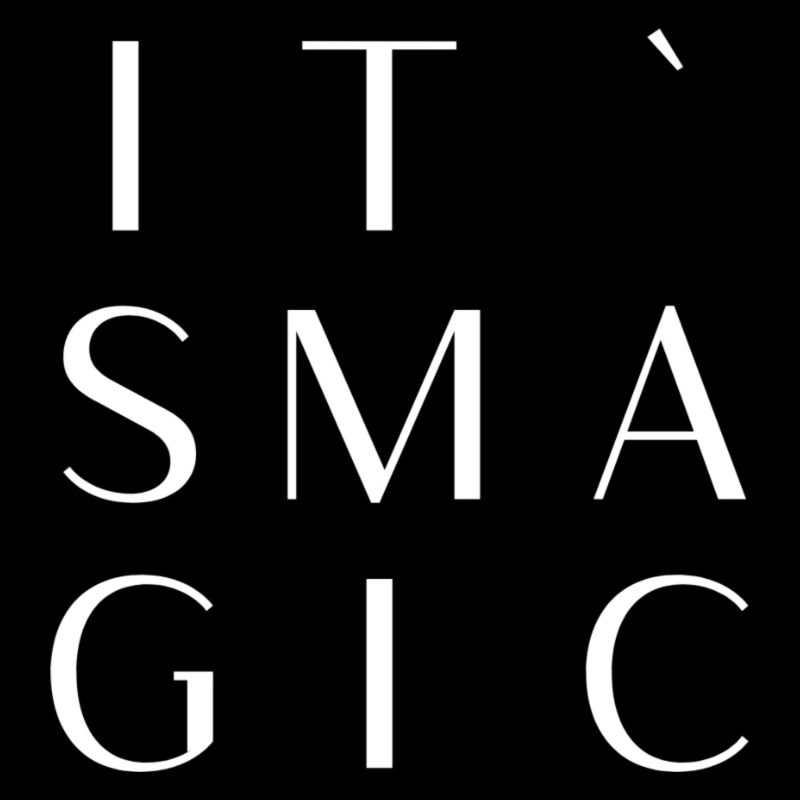 It is Magic white letter