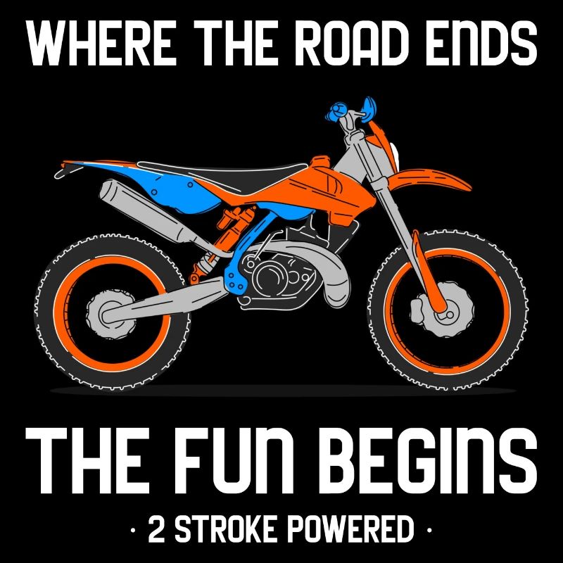 Enduro Motorrad Print