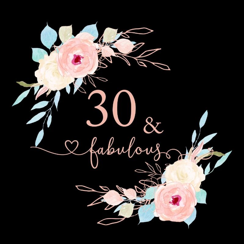 30 & Fabulous! Personalizable