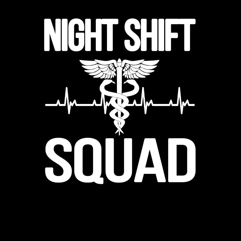 Nachtschicht Squad Krankenpfleger Krankenschwester