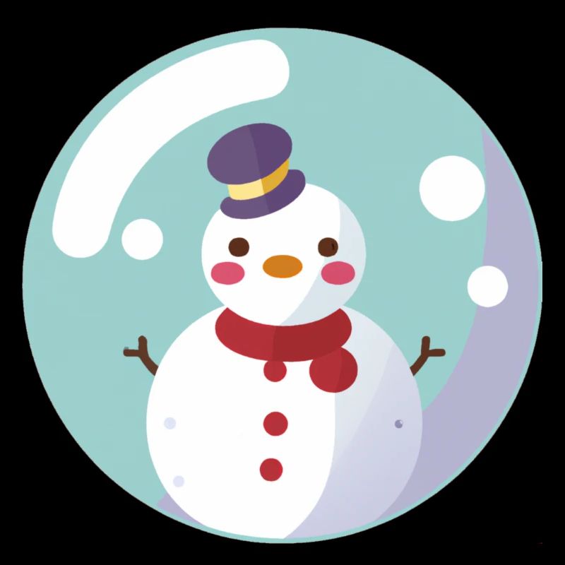 Schneeman Snow Globe