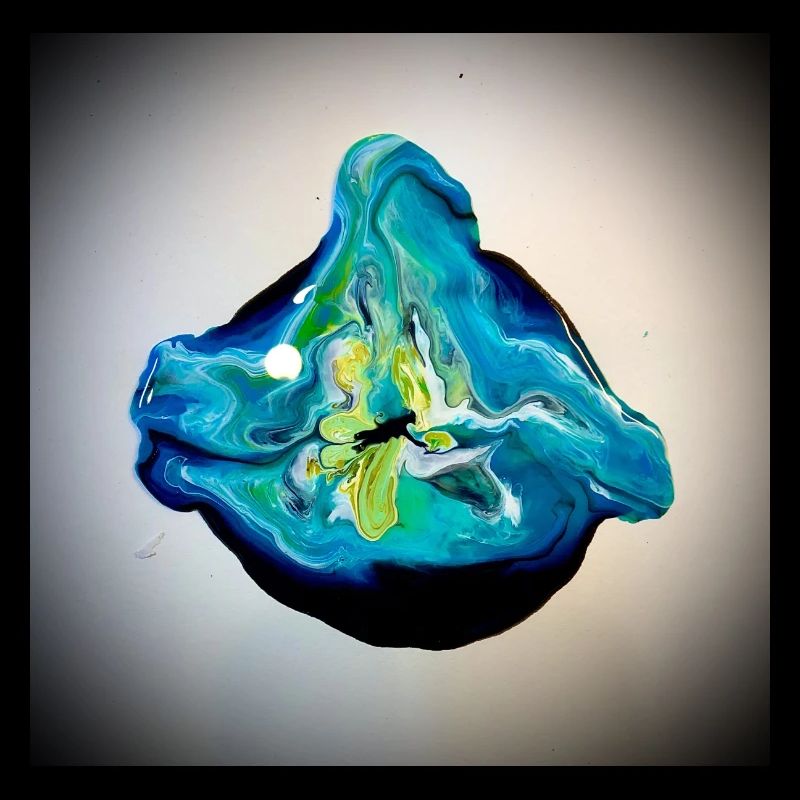 Acrylic Pouring Fish