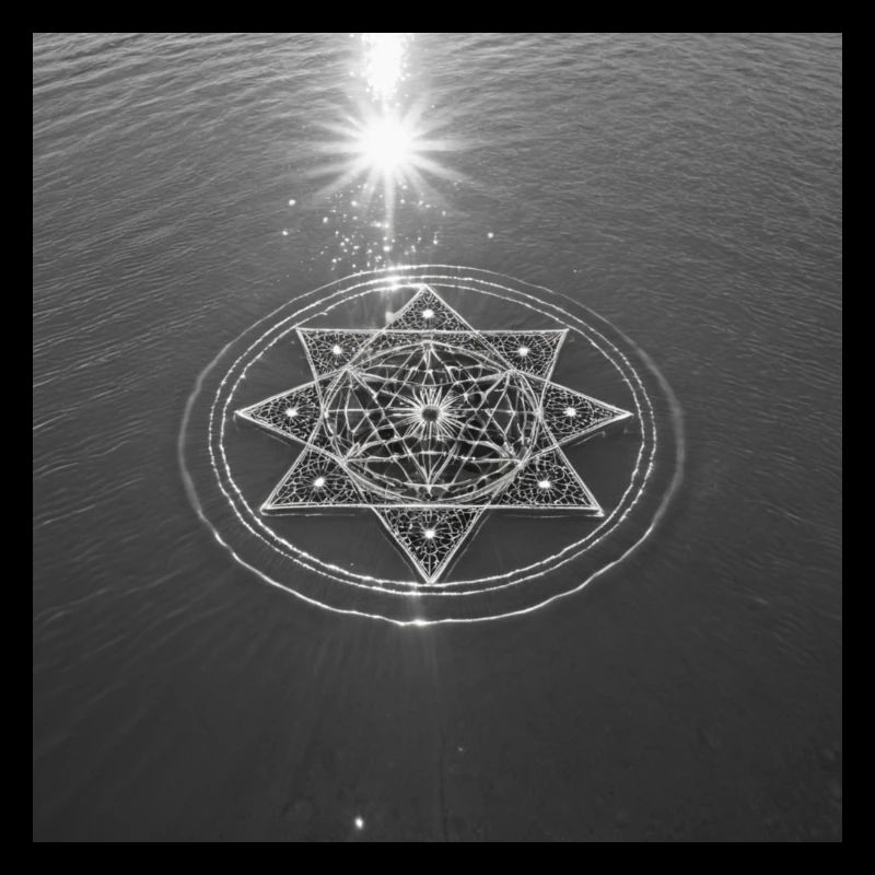 Sacred geometry on water