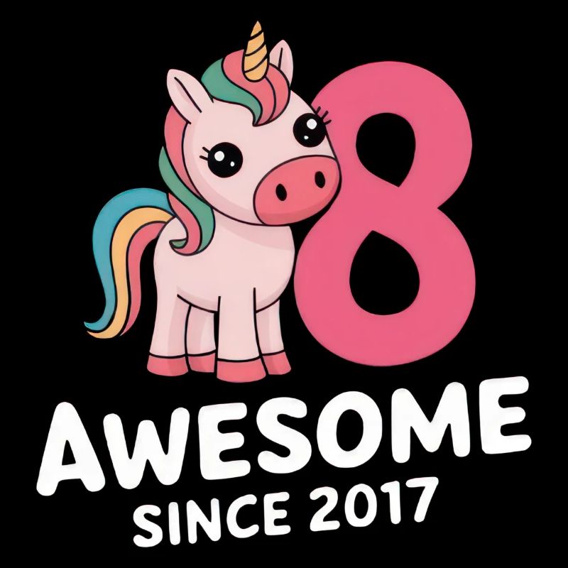 8. Geburtstag - Awesome Since 2017