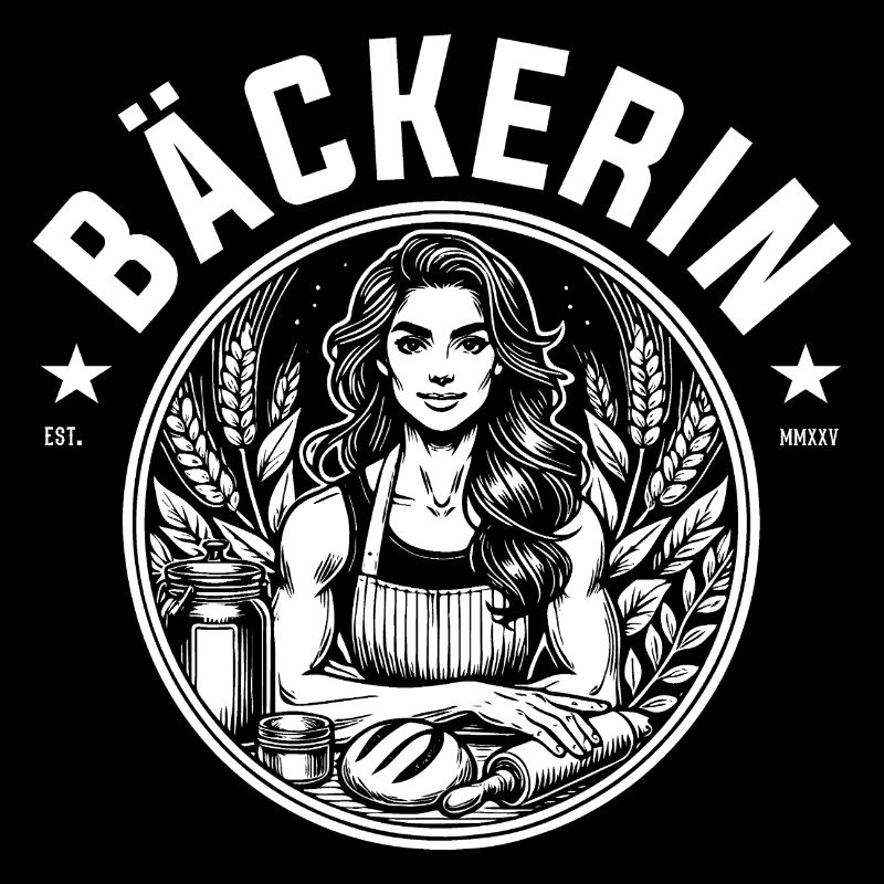 Cool baker design – love, flour and magic