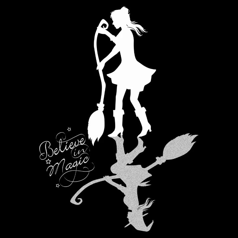 Believe in Magic Sorcière blanc