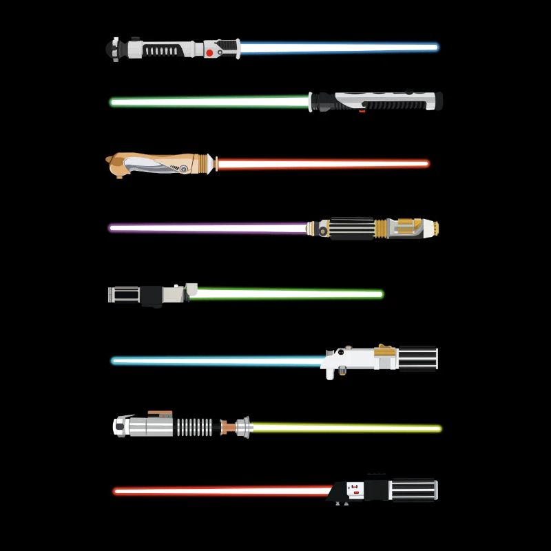 sabres laser horizontaux