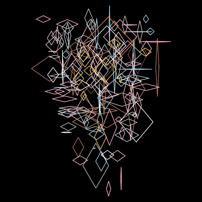 Graphique abstrait "chèque"