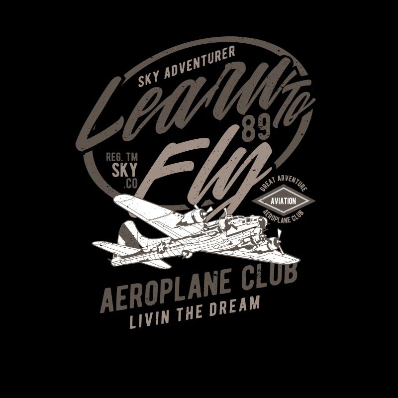 Flugzeug Pilot Classic Airplane