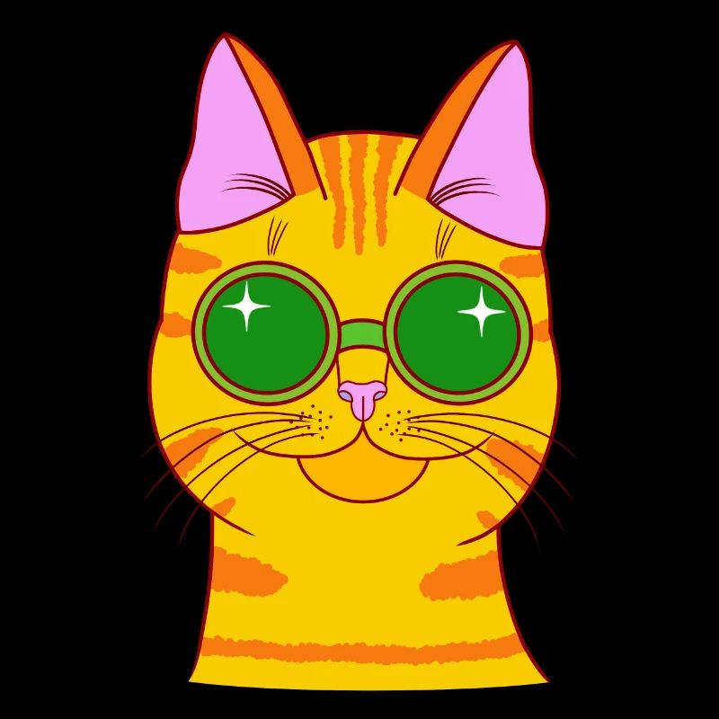 Katze Sommer Gelb