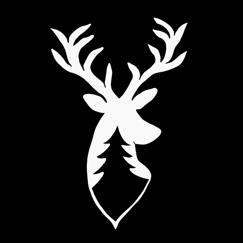 Tête de cerf - sapin