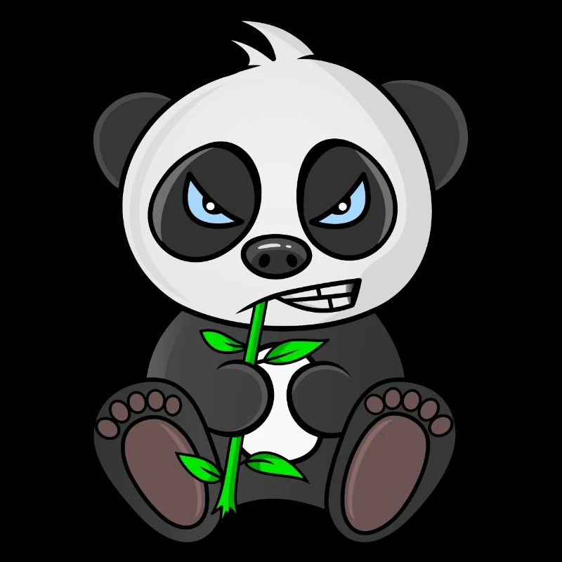 grumpy panda, panda bear, mad panda, for babies