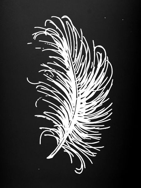 White feather