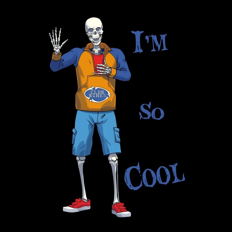 Cooler Knochenjunge