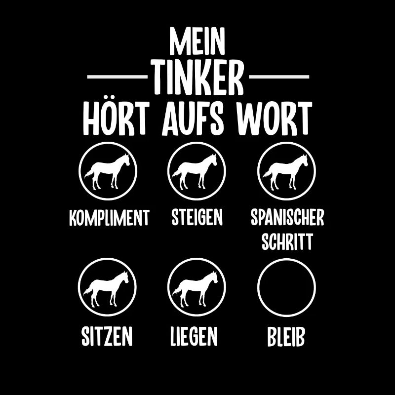 Lustiges Tinker Pferd Geschenk