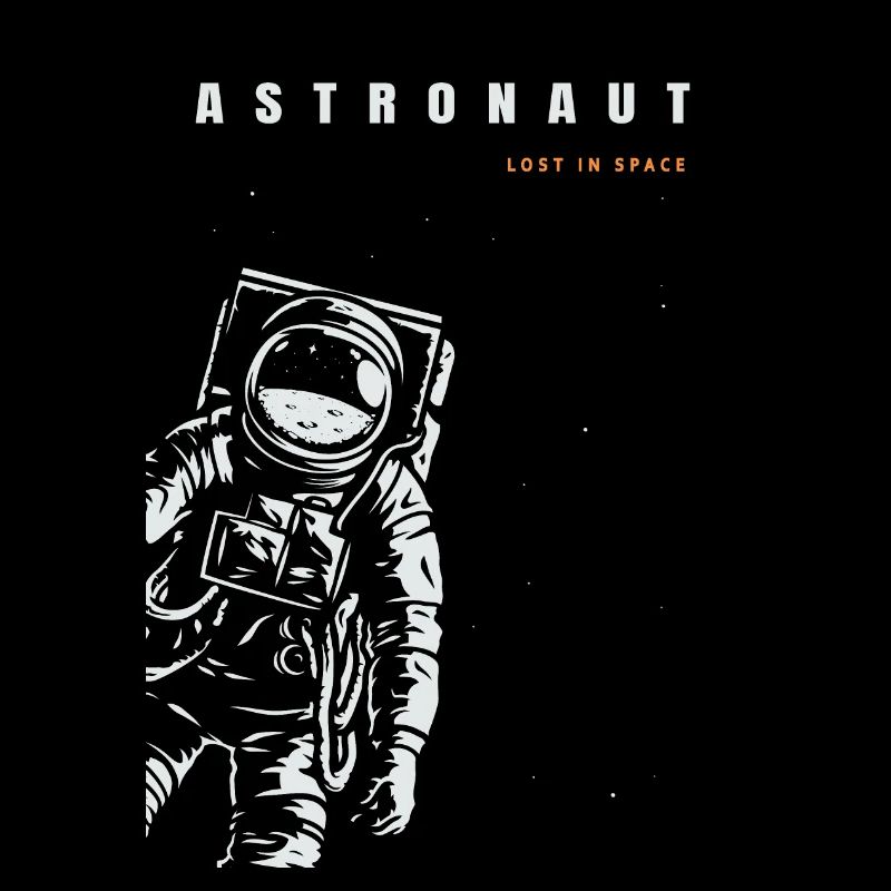 Astronaute perdu dans l'espace