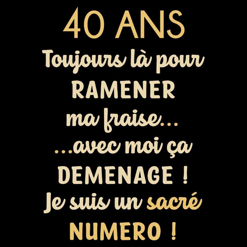 40 ans anniversaire