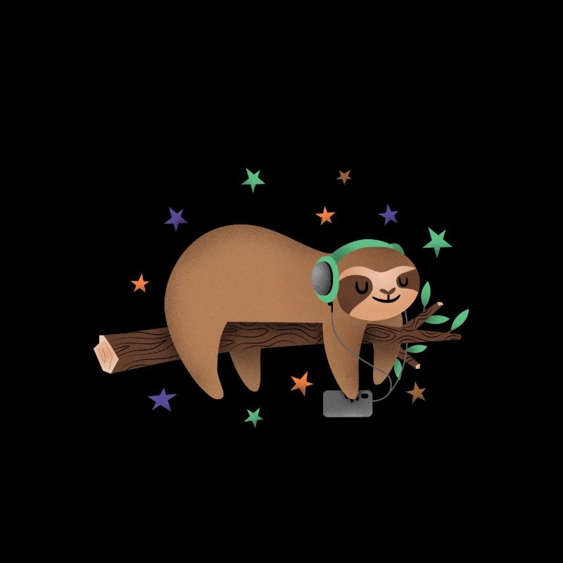 Nope Not Today - Cute Lazy Tired Sloth