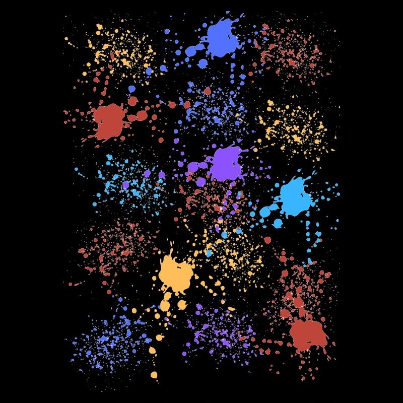 Colored paint stain
