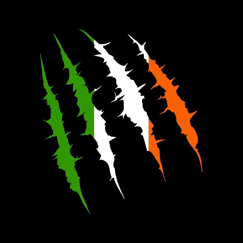 Irlande drapeau à la griffe pays drapeau de l’équipe fan