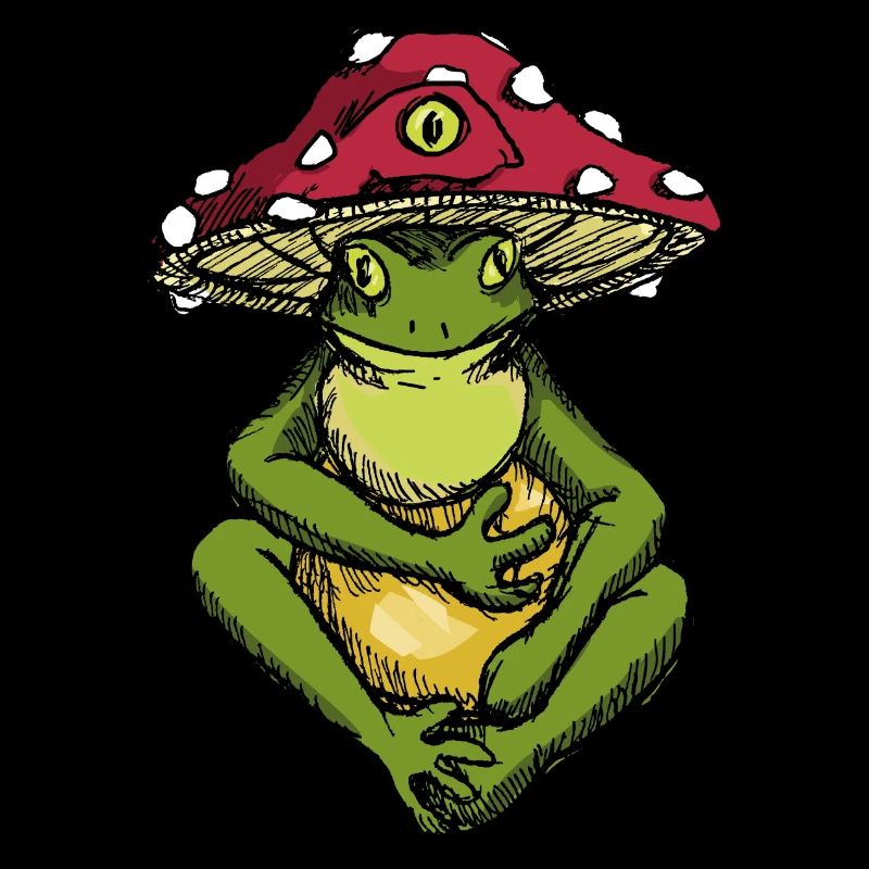 mushroom frog