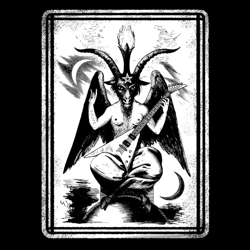 White arrow Baphomet
