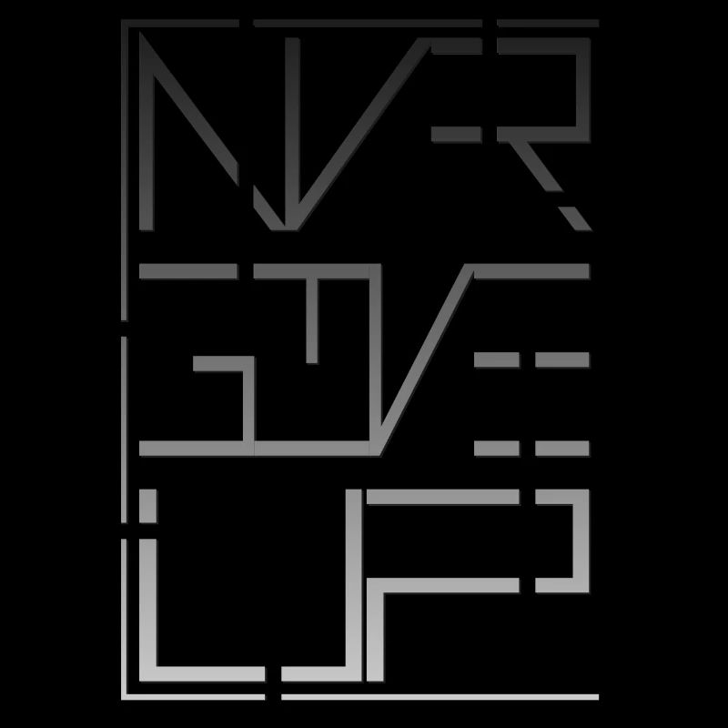 NVRGIVEUP SILBER