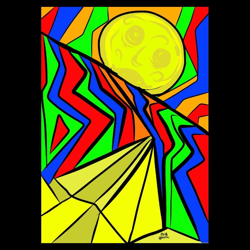 COUCHER DE SOLEIL OBLIQUE