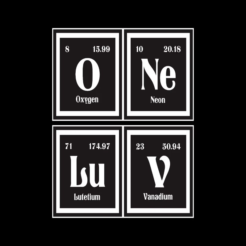 One Love - Periodensystem der Elemente