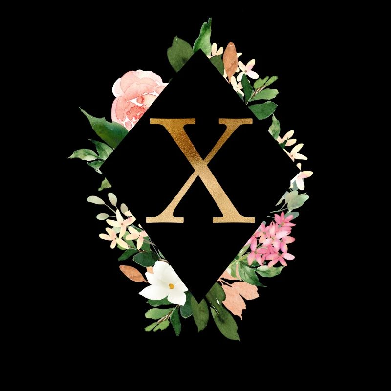 Personalisierbar Monogramm M