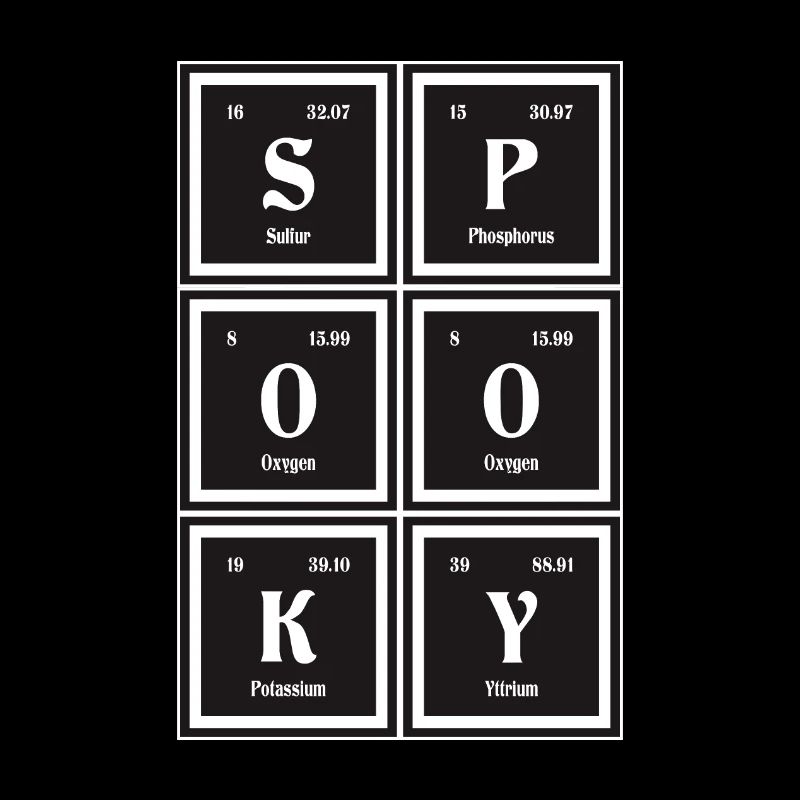 Spooky - Tableau périodique des éléments
