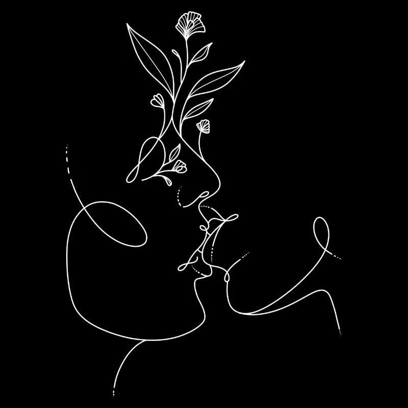 Baiser d’une ligne