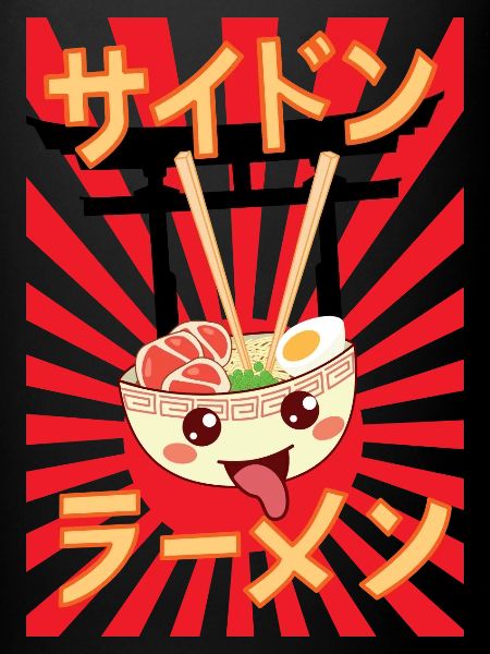 RAMEN T-shirt kawai
