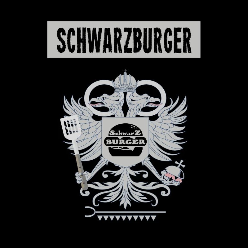 Shirt Adler mit Burger - Hell