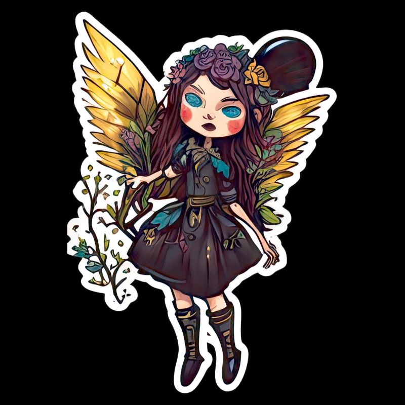Fée gothique mignonne