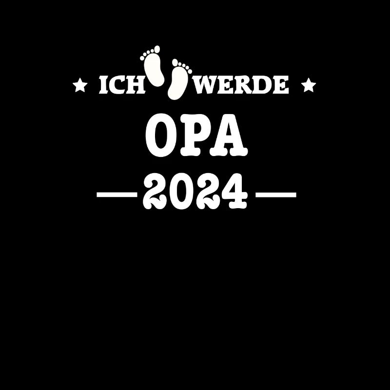 Ich werde Opa 2024 - Babyfüsse mit Loading Screen