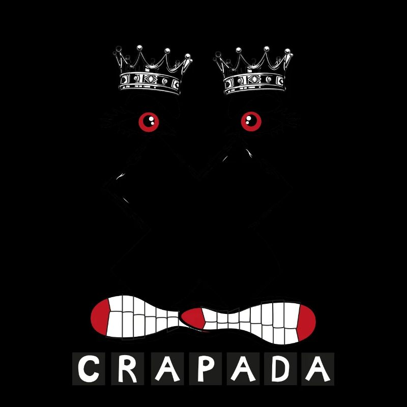 Creative abstract face as king