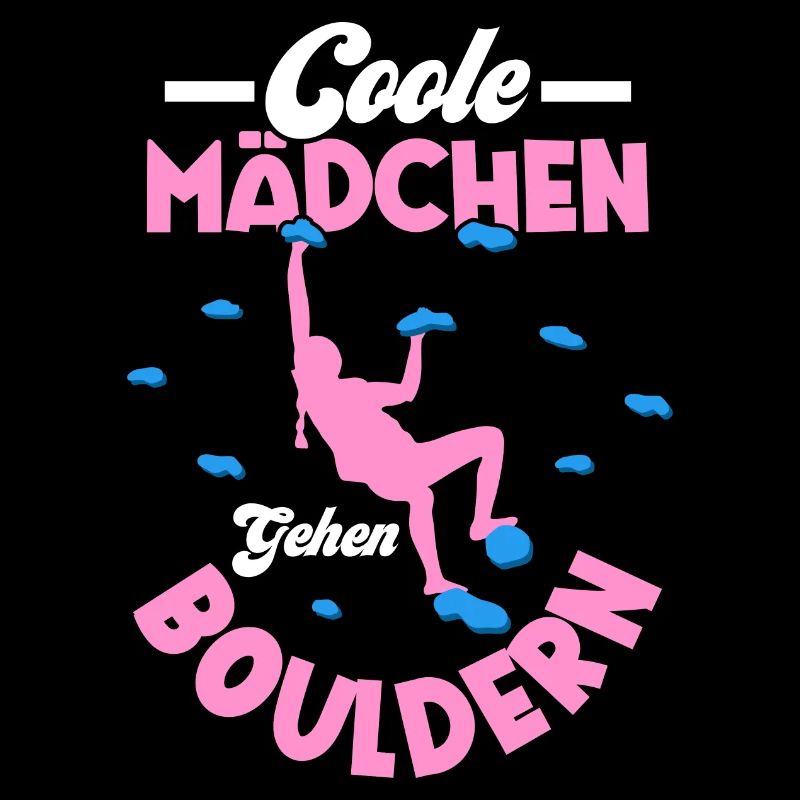 Coole Mädchen Gehen Bouldern Boulder Klettern