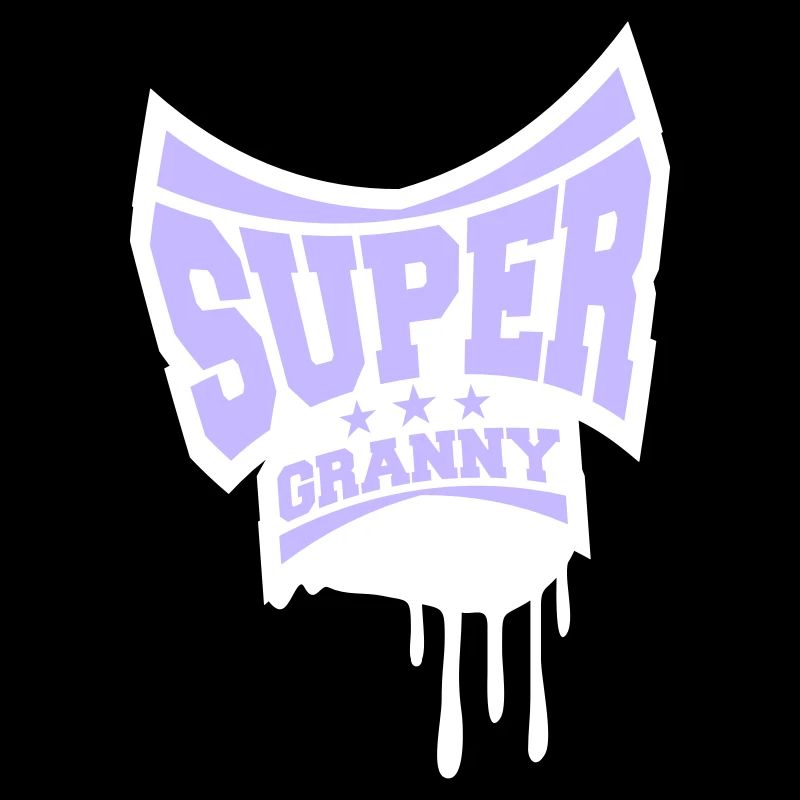 Super Granny Stempel Oma Graffiti Großmutter