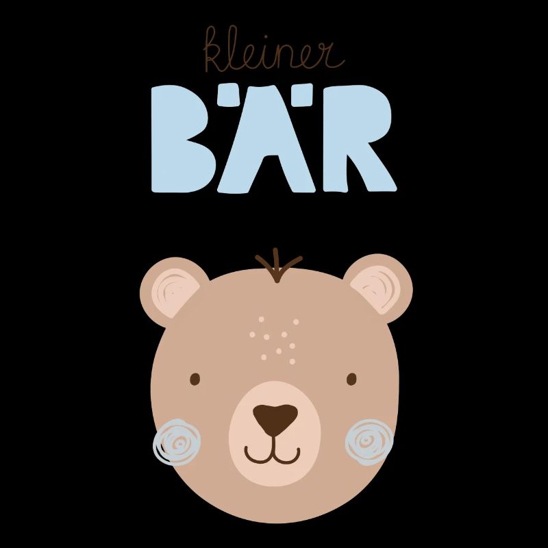Kleiner Bär hellblau Junge Kinderzimmer Geburtstag