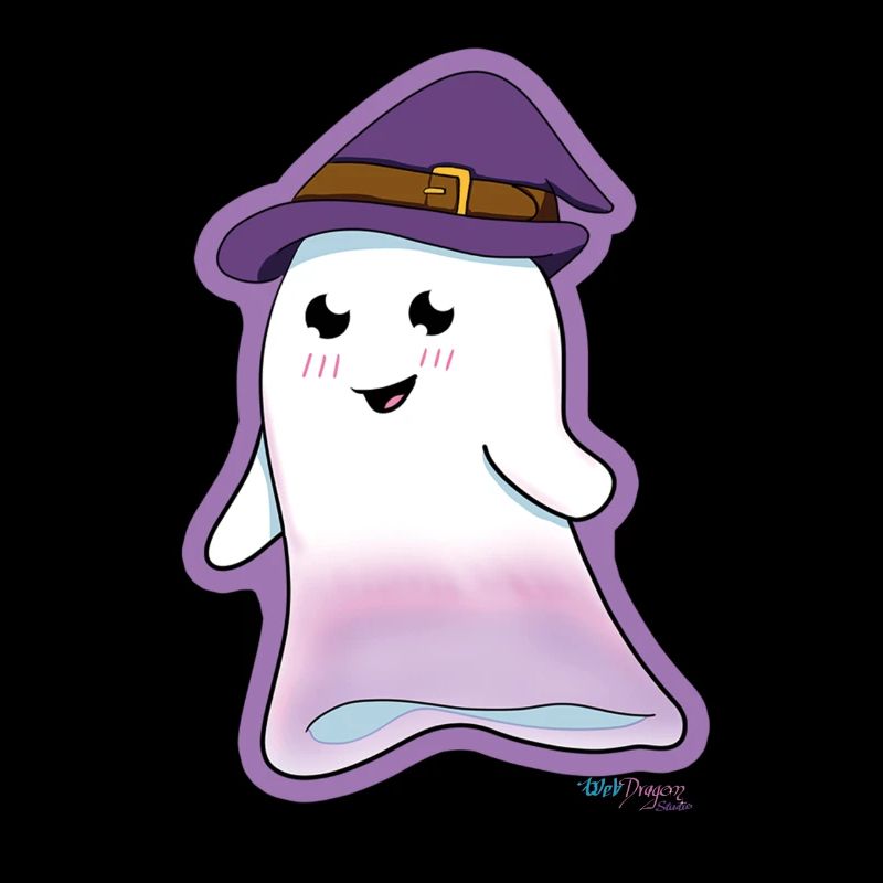 Cute Ghost with Hat